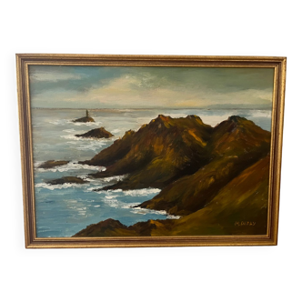 canvas - marine painting from Pointe du Raz