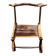 Hand-carved African chair from Ivory Coast