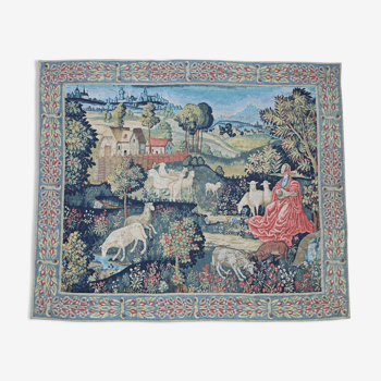 French tapestry 20th century 205 X 176 cm