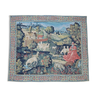 French tapestry 20th century 205 X 176 cm