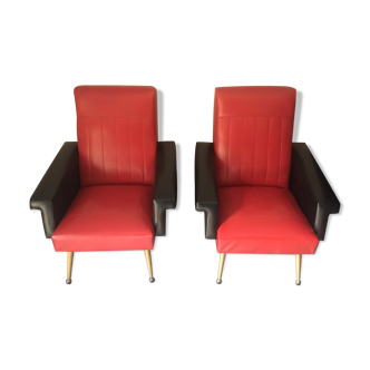 Set of two vintage armchair