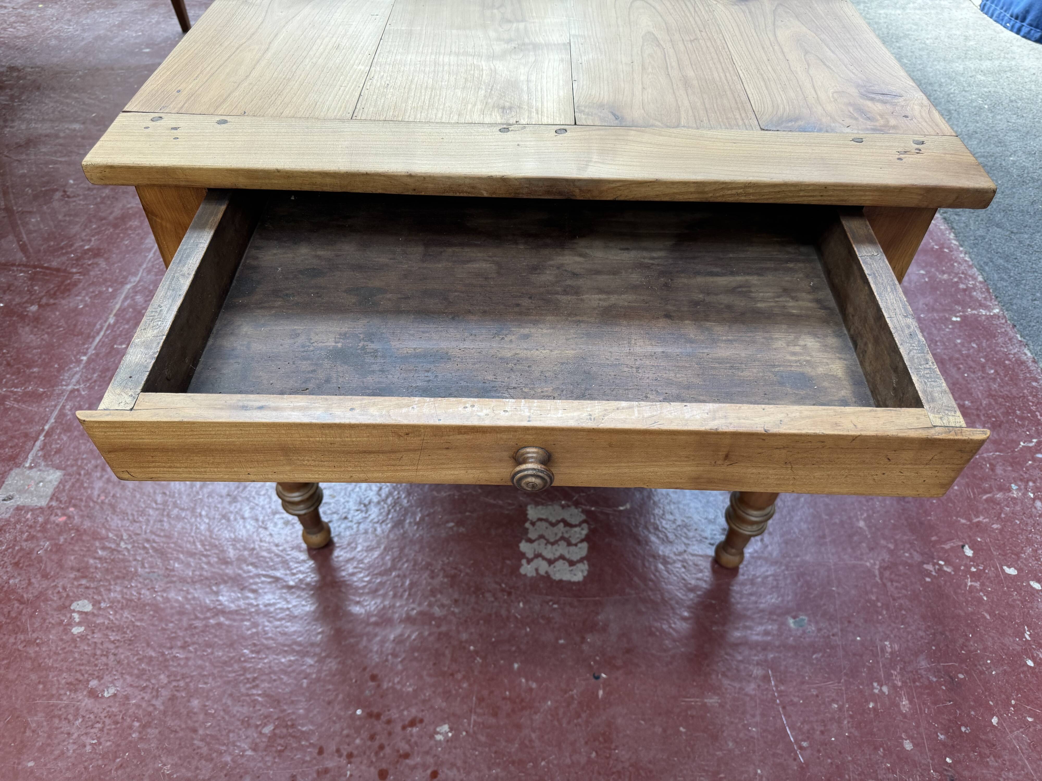 Cherry farmhouse table