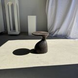 Sexy Neck - Solid wood (monoxyle) brown side table