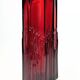 Vintage Avon burgundy glass vase
