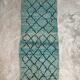 Moroccan rug Marmoucha green - 259 x 103 cm