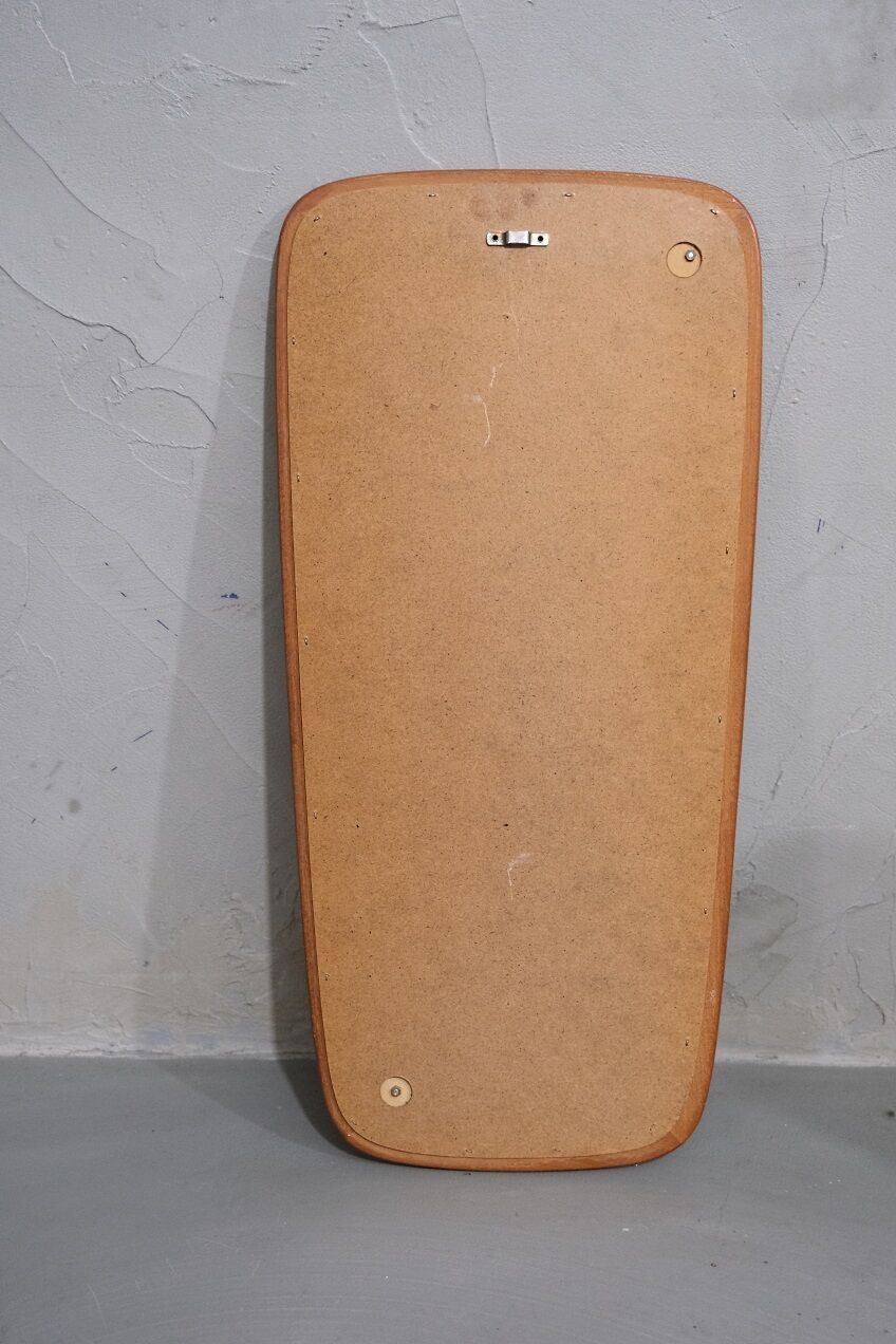 Danish teak mirror, 1960s