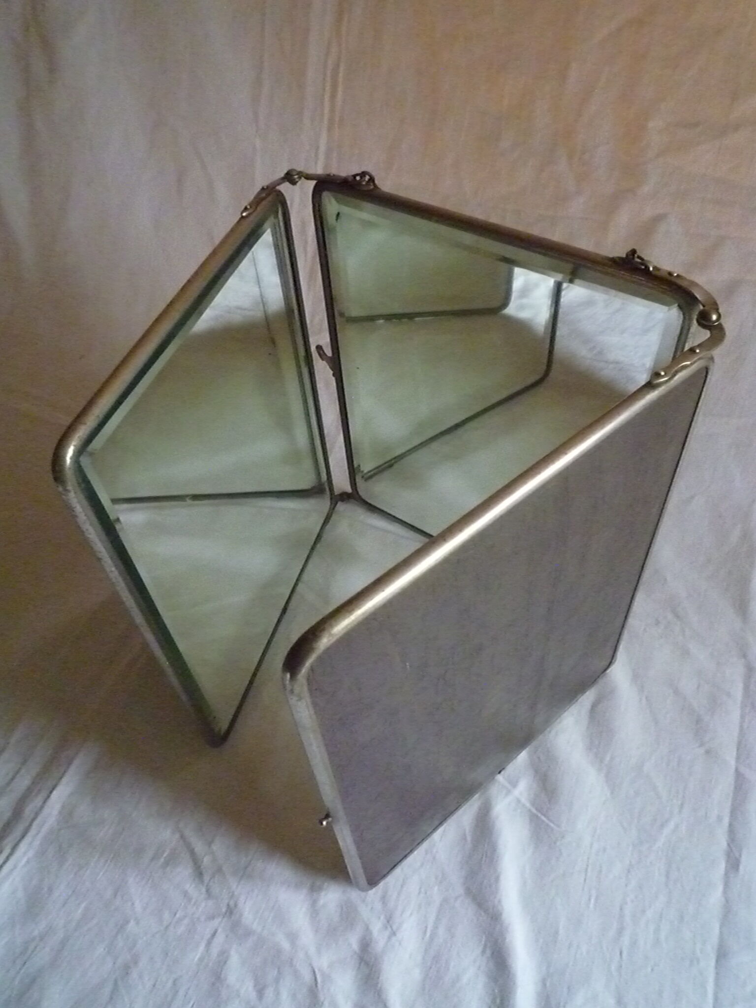 Barber mirror triptych early 1900