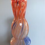 Multicolored vase Murano 46cm