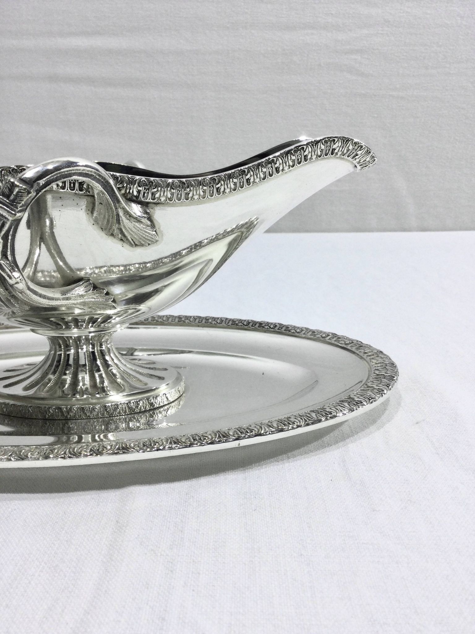 Nicolas Bourgeois – Saucière en Métal Argenté