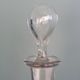 Carafe bottle with a stopper, engraved patterns, Baccarat, Golfe Juan