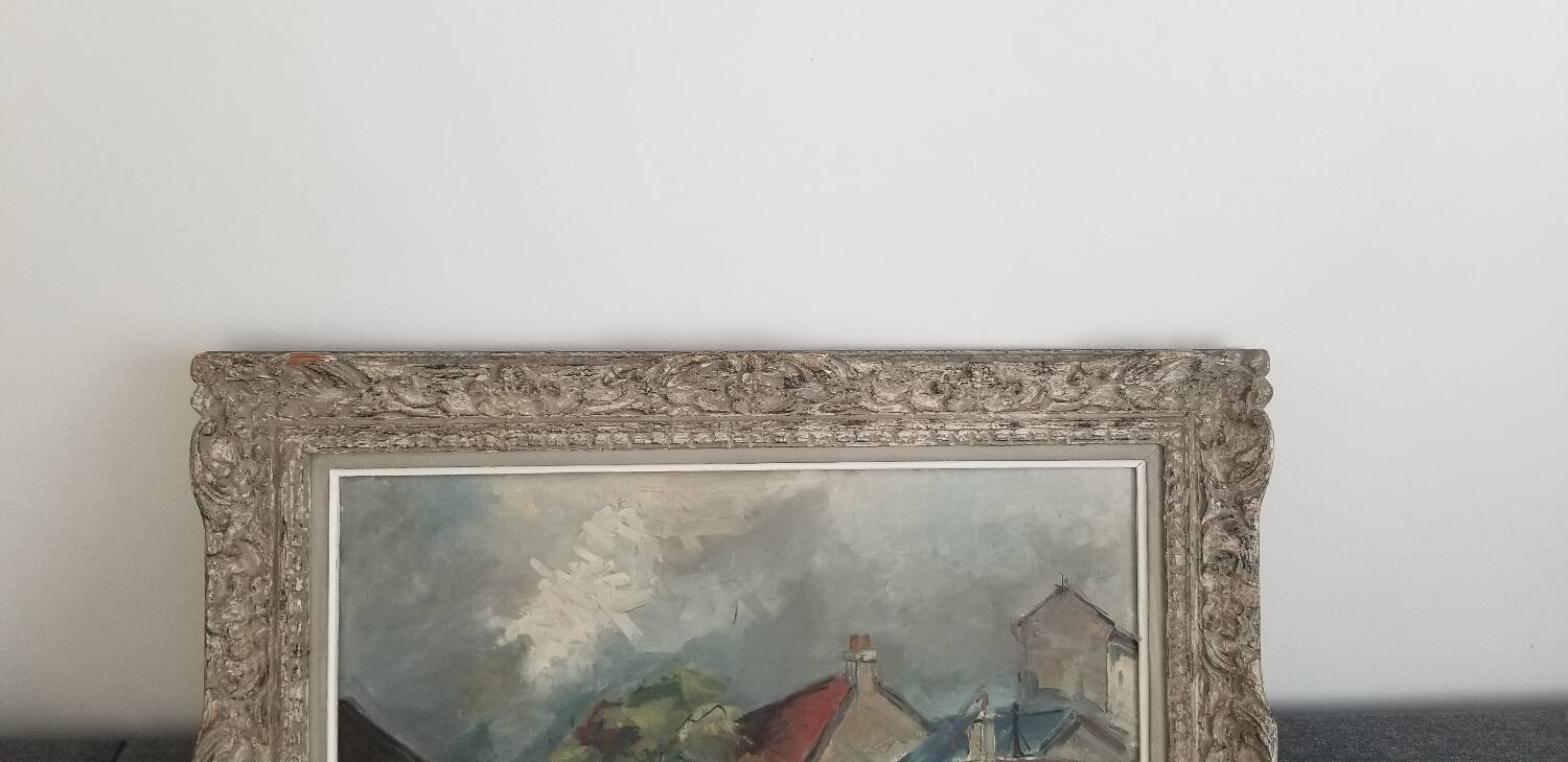 Claude aliotti (1925-1989) - oil on canvas - 54 x 65 cm