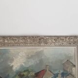 Claude aliotti (1925-1989) - oil on canvas - 54 x 65 cm