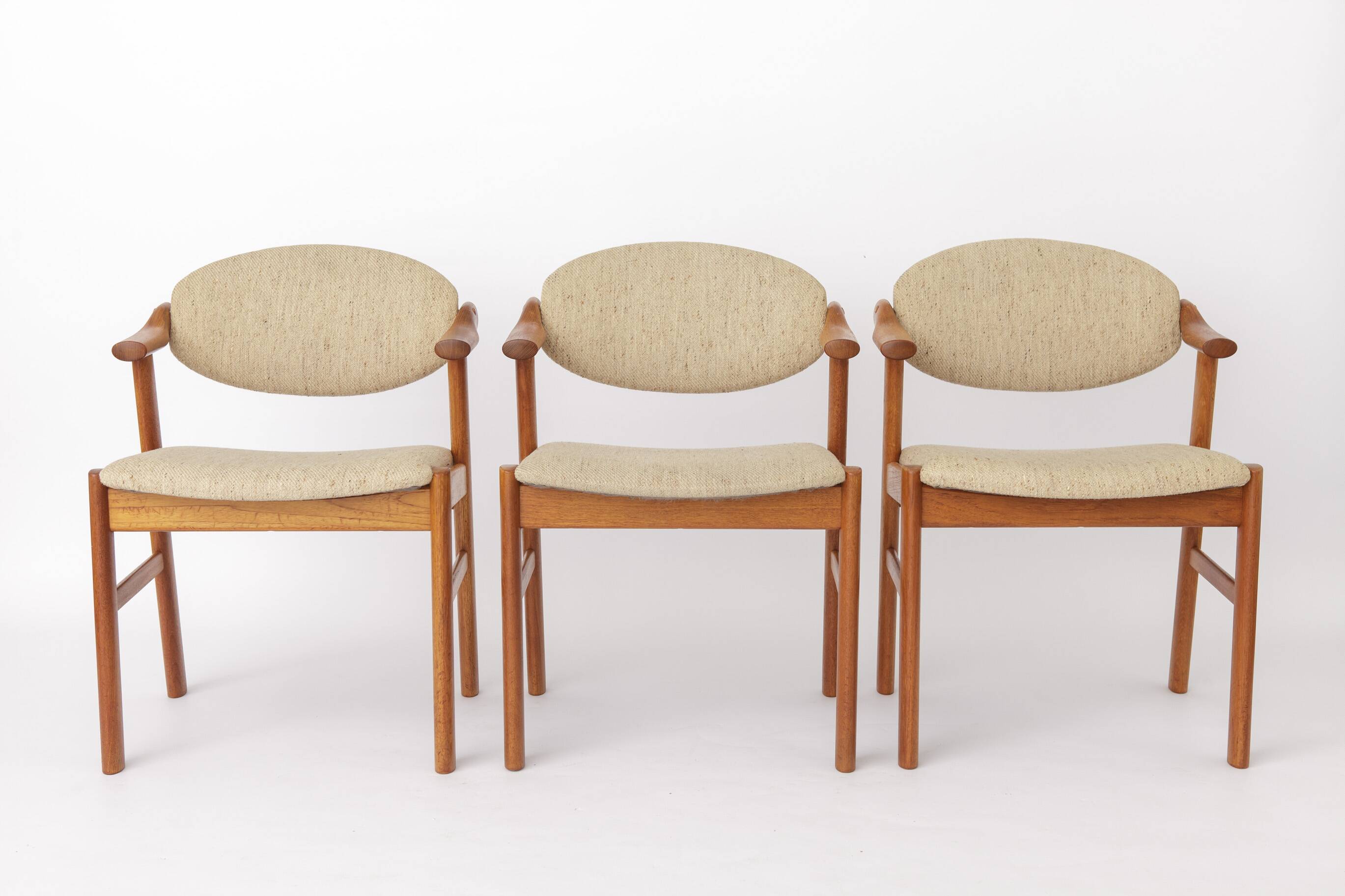 Set of 4 Danish Teak Dining Chairs by Schou Andersen Møbelfabrik, 1970s