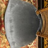 Suite of 6 Louis XVI style cane and velvet chairs