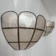 Paire d’applique vintage en nacre, France 1970
