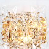 1 of 2 Superb Extra Large Crystal Wall Sconce by Kinkeldey, Germany, 1970s
