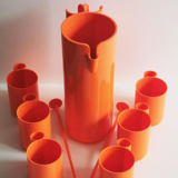 Service to orangeade 9 set designed by Jean-Pierre Vitrac in 1970.