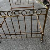 Beautiful vintage brass double bed