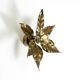 Beautiful brass ceiling or wall lamp from the 1970s by Willy Daro