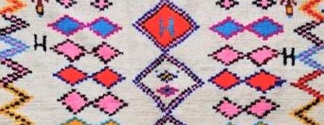 Authentic moroccan berber carpet azilal 240x145 cm