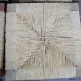 Lot de 4 tabouret corde vintage