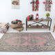 Dusty Pink Wool Turkish Rug