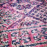 Tapis berbère Beni Mguild Red Seventies 4m sur 2m10