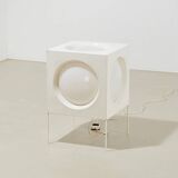 Carl Moor Cube Floor Lamp for BAG Turgi Switzerland 1960s