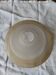 Bicolour glass bowl-shaped lampshade