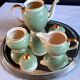 Teapot, sugar bowl and milk jug