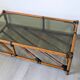 Vintage rattan coffee table, natural elegance