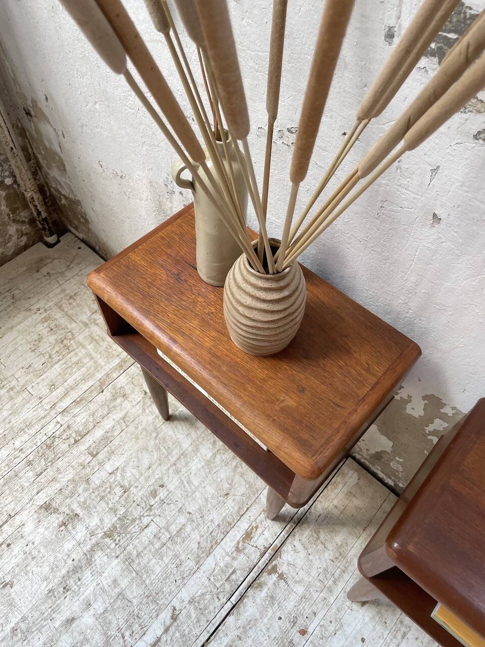 Paire de chevet scandinave en teck