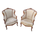 Paire de fauteuils anciens style louis xv