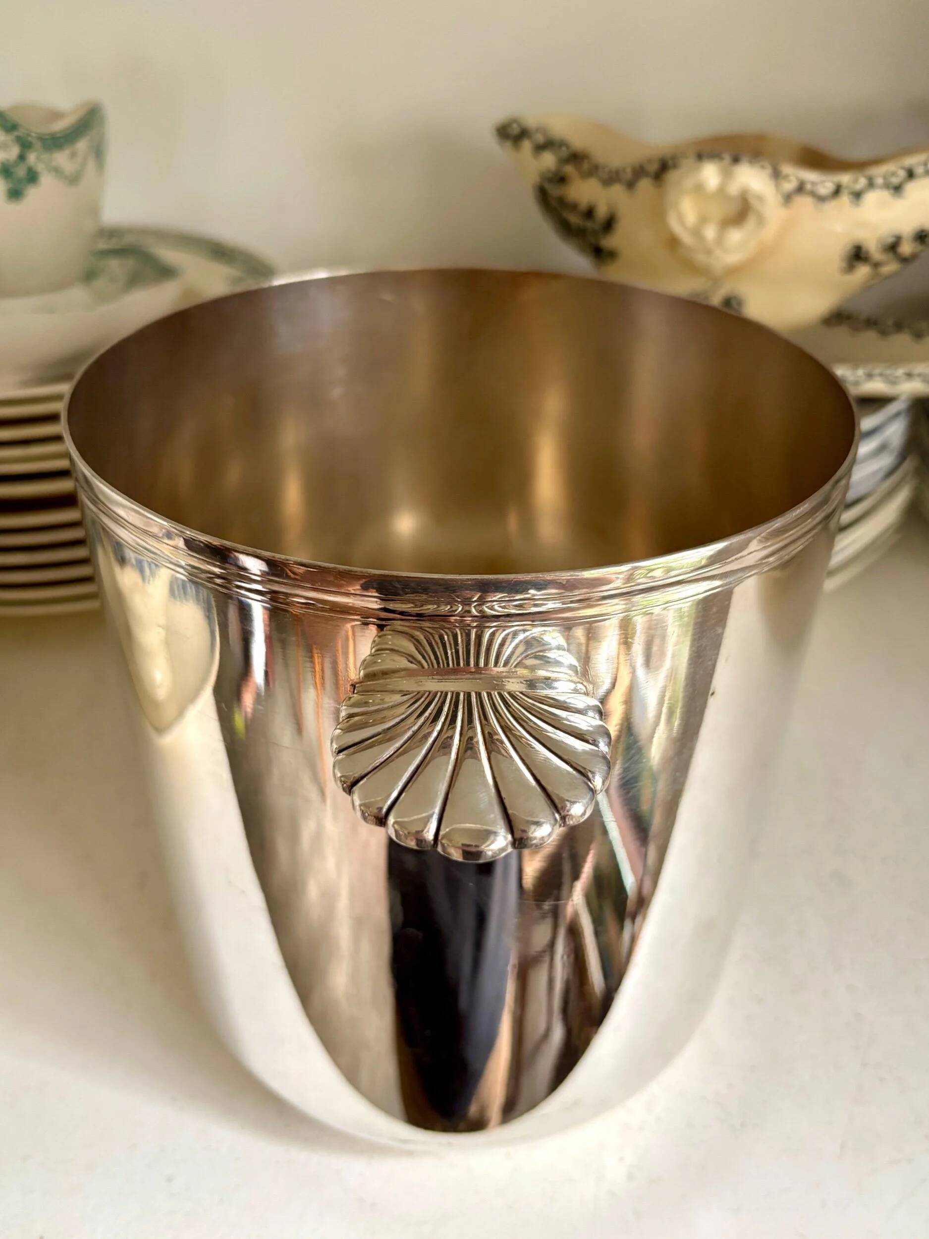 Christofle silver-plated champagne bucket