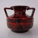 Italian Strawberry Ceramic Vase by Fratelli Fanciullacci for Bitossi, 1960s