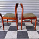 Set of 4 Danish teak chairs