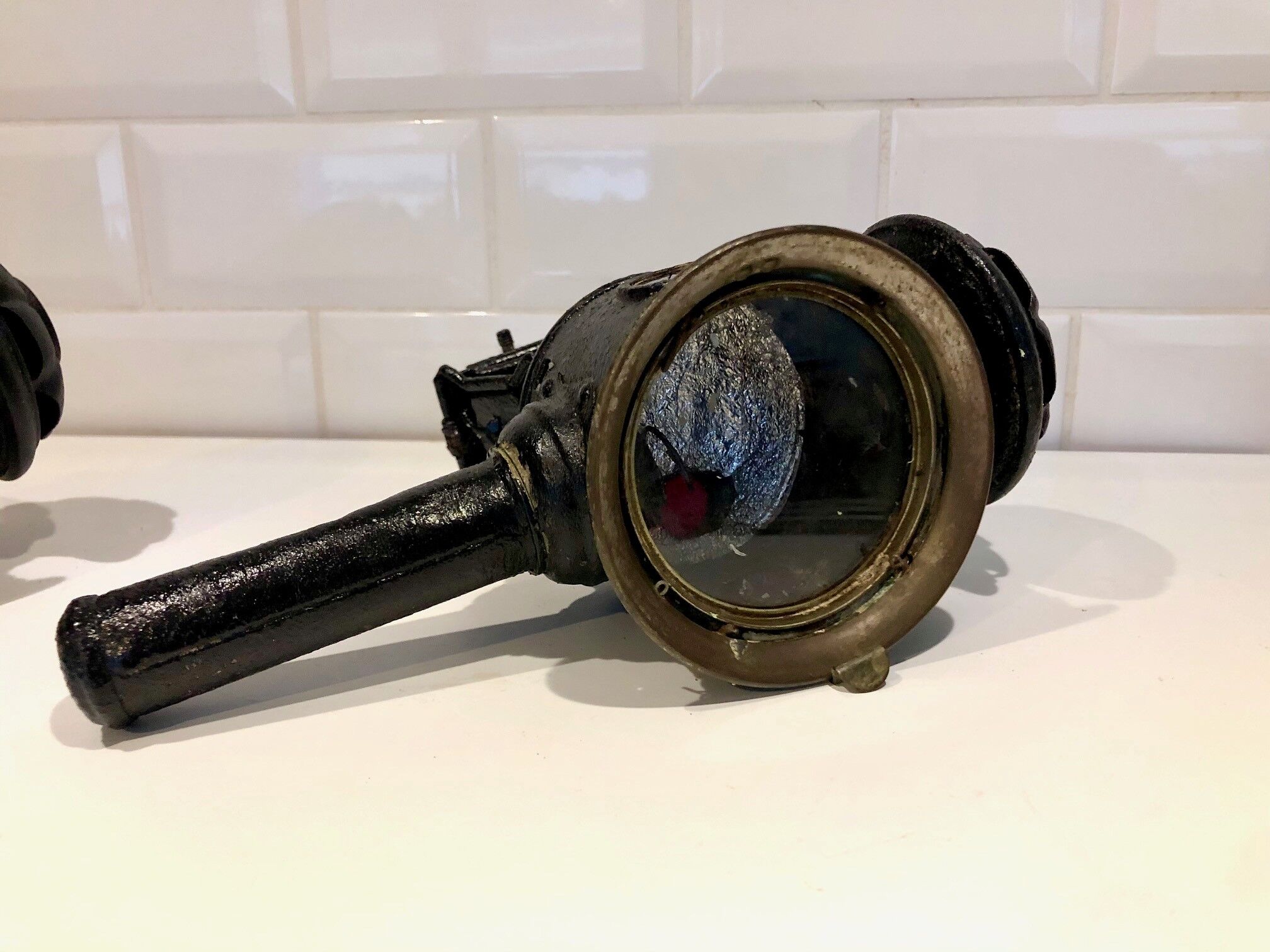 Pair of 19th century cab lanterns - LUXOR