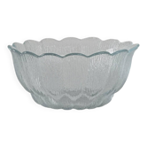 Saladier danois en verre par Holmegaard, années 1970