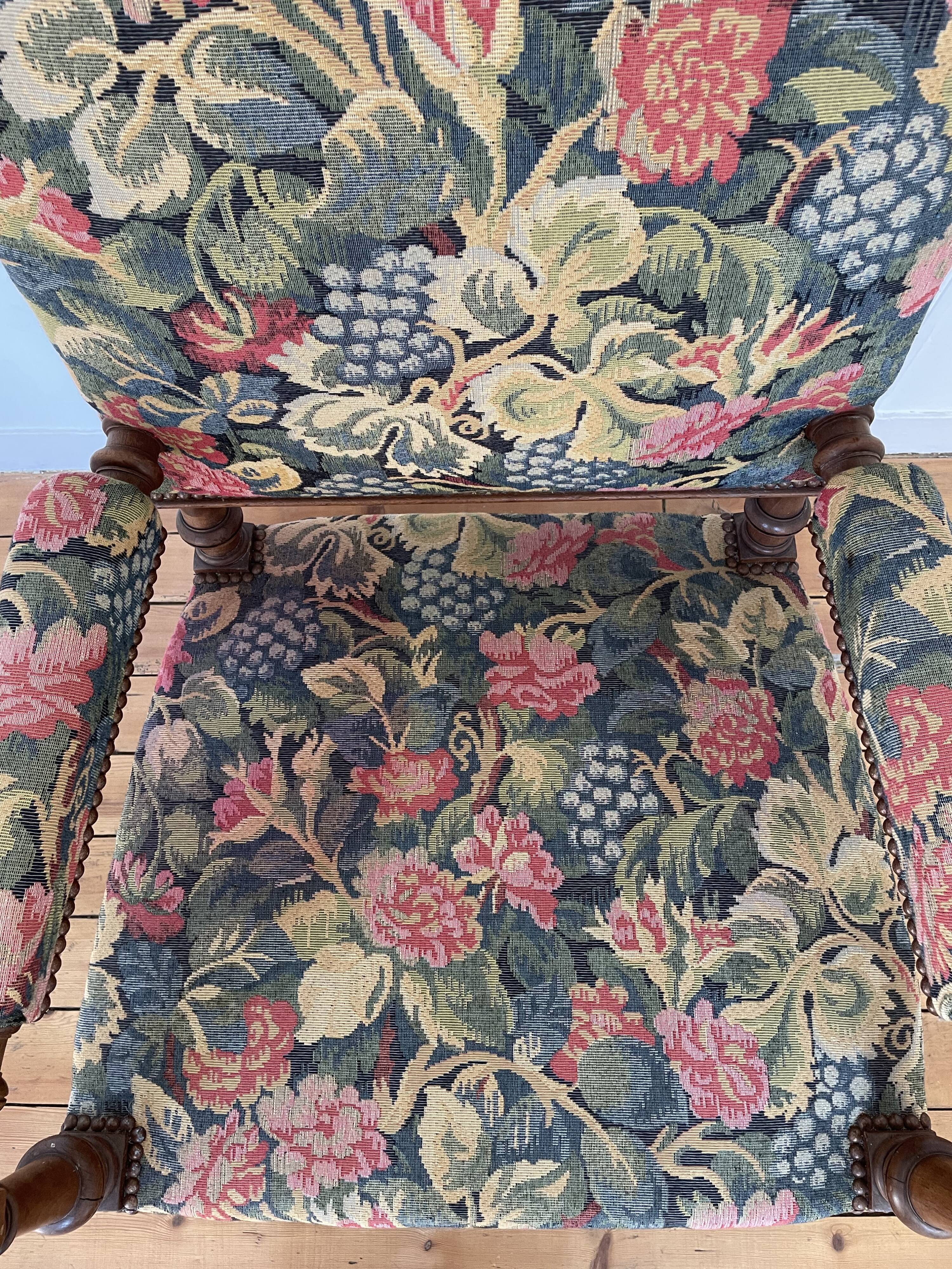 Pair of Louis XIII armchairs