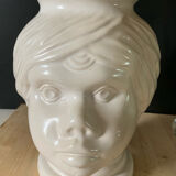 Ceramic head pot cover
