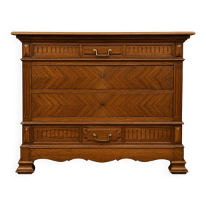 Commode de style Louis - noyer