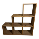 Etagère escalier en bois massif
