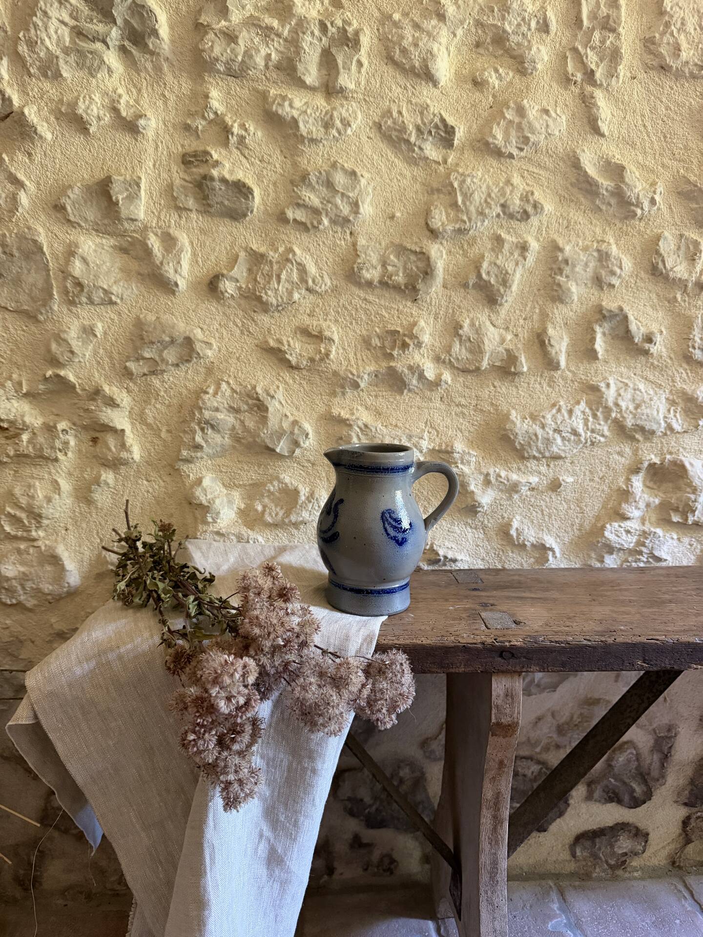 Vintage stoneware jug