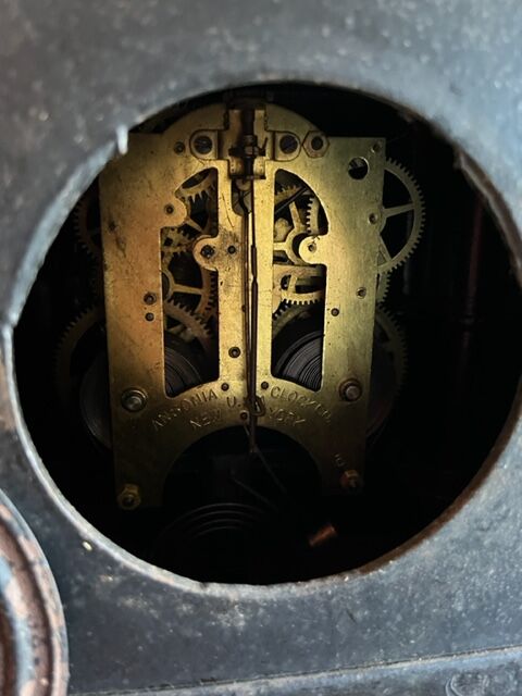 CARTEL OIU HORLOGE DE CHEMINEE