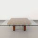 Vintage Italian square coffee table Kyoto by Gianfranco Frattini for Knoll