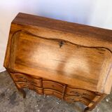Louis XV donkey back desk in oak