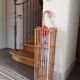 Rattan umbrella holder