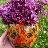 Vase fleurie  vintage