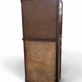 Vintage mid-height low cabinet/shelf with art deco details