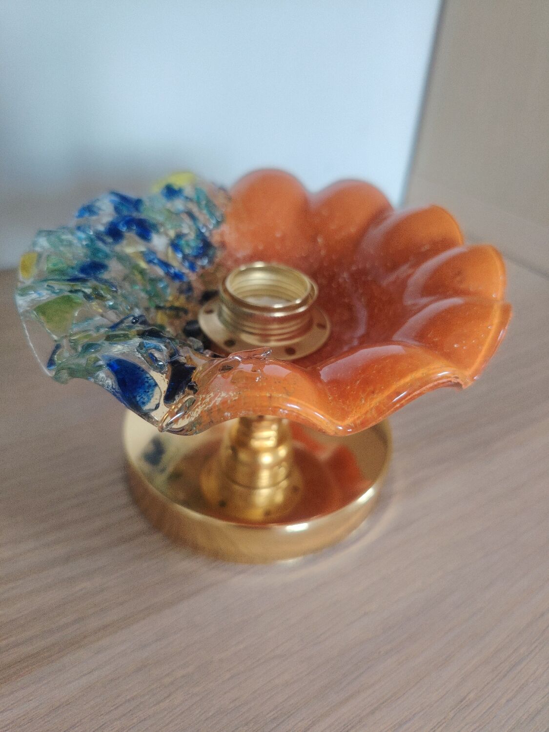 Murano flower wall light